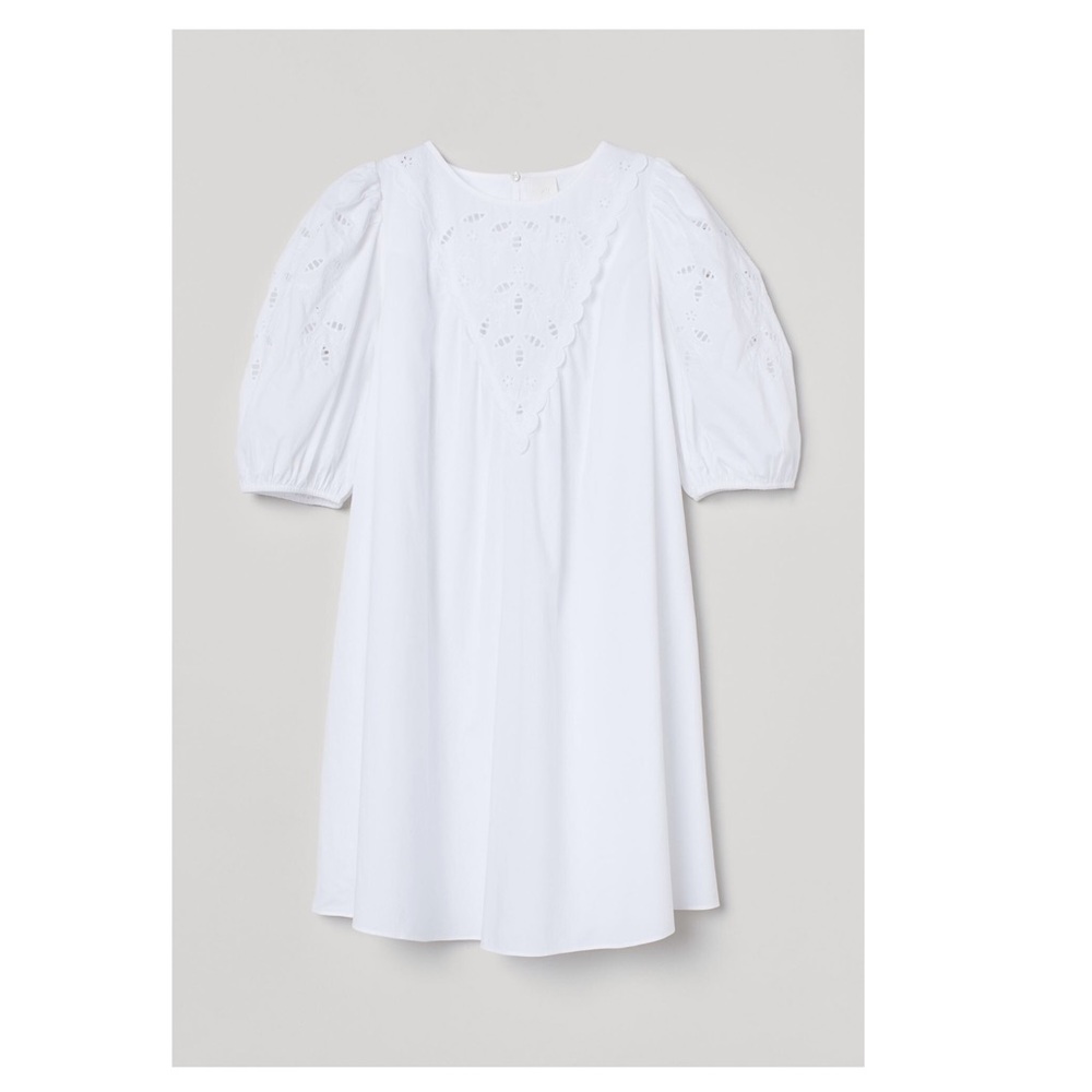 SOLD! Sweetest Eyelet Embroidery Short Dress - Picture 6 of 8